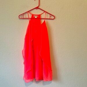 Double zero coral top